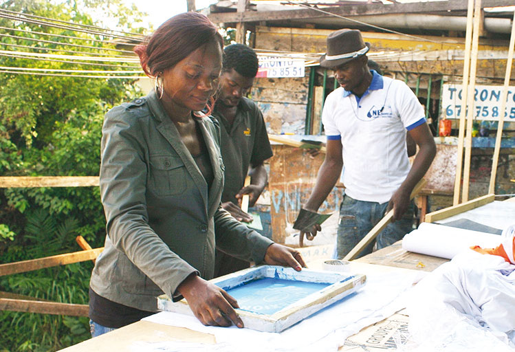 Sérigraphie: pas seulement pour les hommes