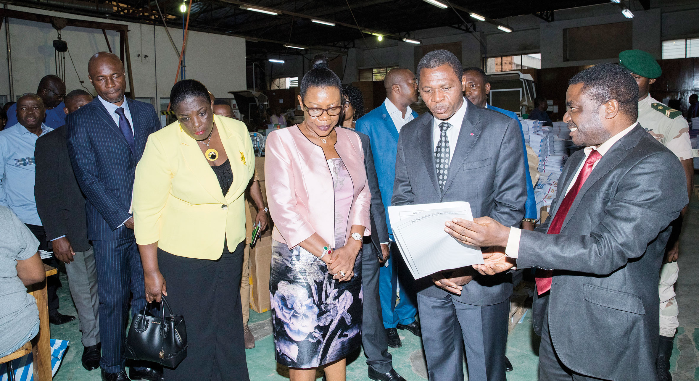 Fabrication du matériel électoral : le MINAT satisfait