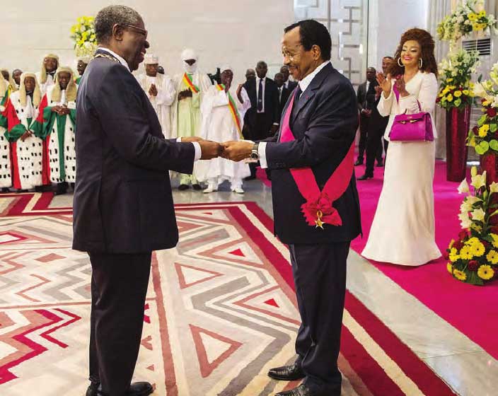 6 novembre 2018 : Paul Biya distingué des ordres nationaux