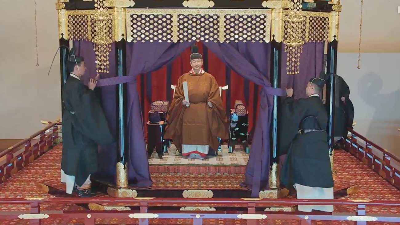 Japon – Politique : Le 126ème Empereur Naruhito intronisé