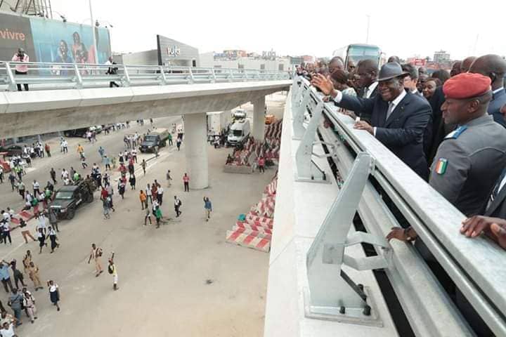 Côte d’Ivoire : Alassane Ouattara inaugure l’échangeur de Treichville