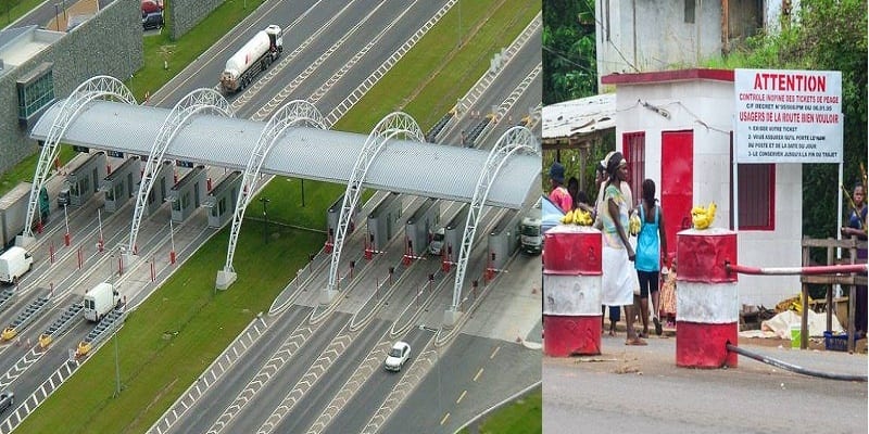 Péages automatiques : les recettes partiront de 5,482 en 2021 à 48,995 milliards de F en 2039