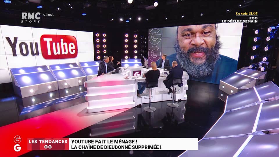 Réseaux sociaux : YouTube supprime définitivement la chaîne de Dieudonné