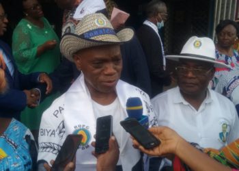 An 38 du Renouveau à Monatélé: Henri Eyébé Ayissi et ses camarades en toute sobriété