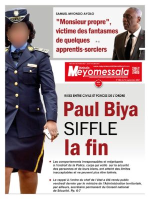 Meyomessala Hebdo du 13 Septembre 2021