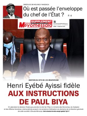 Meyomessala Hebdo Supplément du 01 Septembre 2021