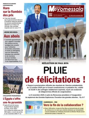 Meyomessala Hebdo du 03 Novembre 2025