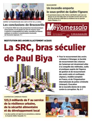 Meyomessala Hebdo du 26 Janvier 2026