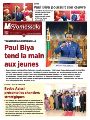 Meyomessala Hebdo du 16 Février 2025