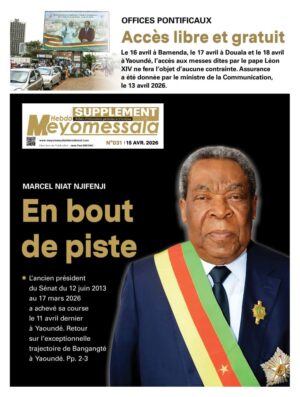 Meyomessala Hebdo Supplément du 15 Avril 2026