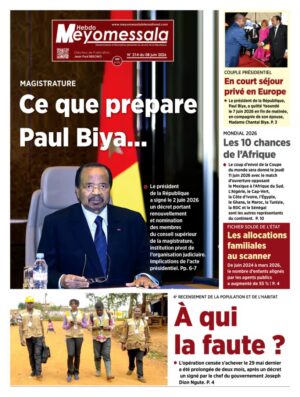 Meyomessala Hebdo du 08 Juin 2026