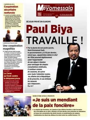 Meyomessala Hebdo du 21 Juin 2026