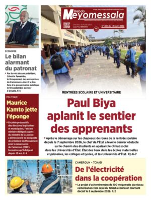 Meyomessala Hebdo du 14 Septembre 2026