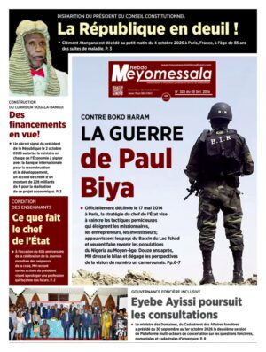 Meyomessala Hebdo du 05 Octobre 2026